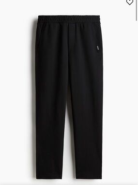 H&M Men’s Slim Fit Twill Joggers Black Elastic Waist Pants Size M SOLD OUT